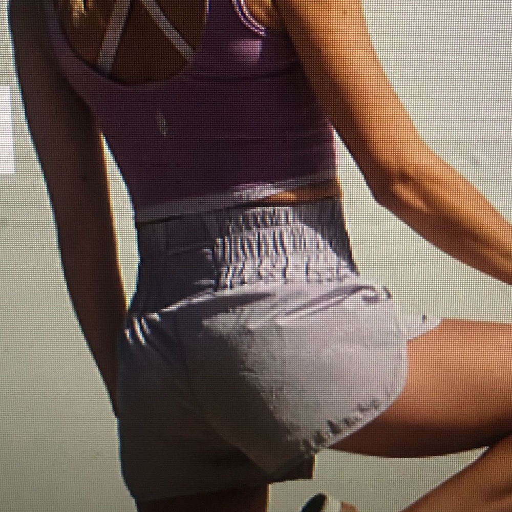 SoldNWT free people the way home lavender shorts - Picture 4 of 8